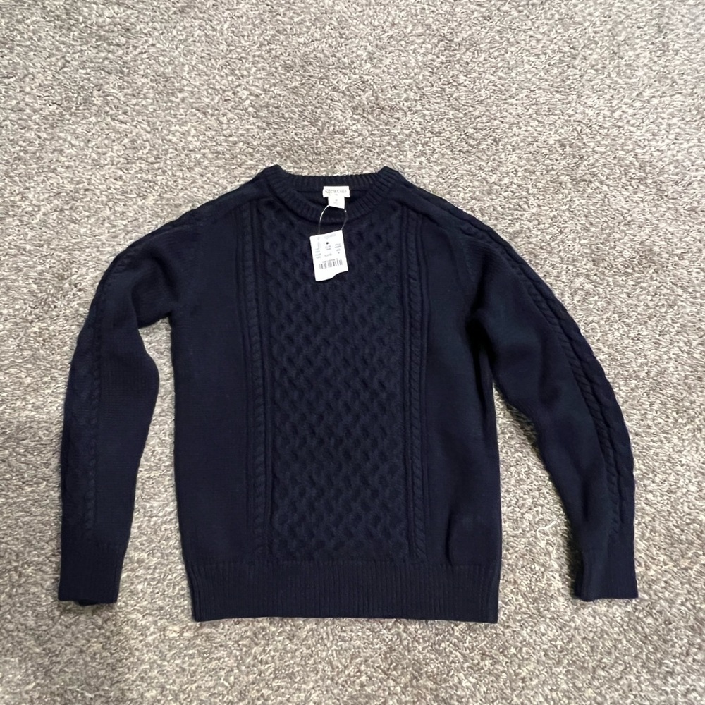 Boys Crewcuts Cableknit Sweater NWT